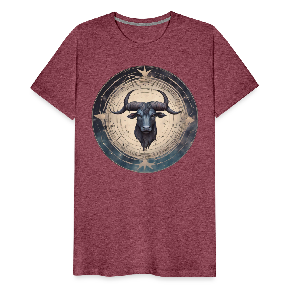 Men's Mythical Taurus Premium T-Shirt - heather burgundy