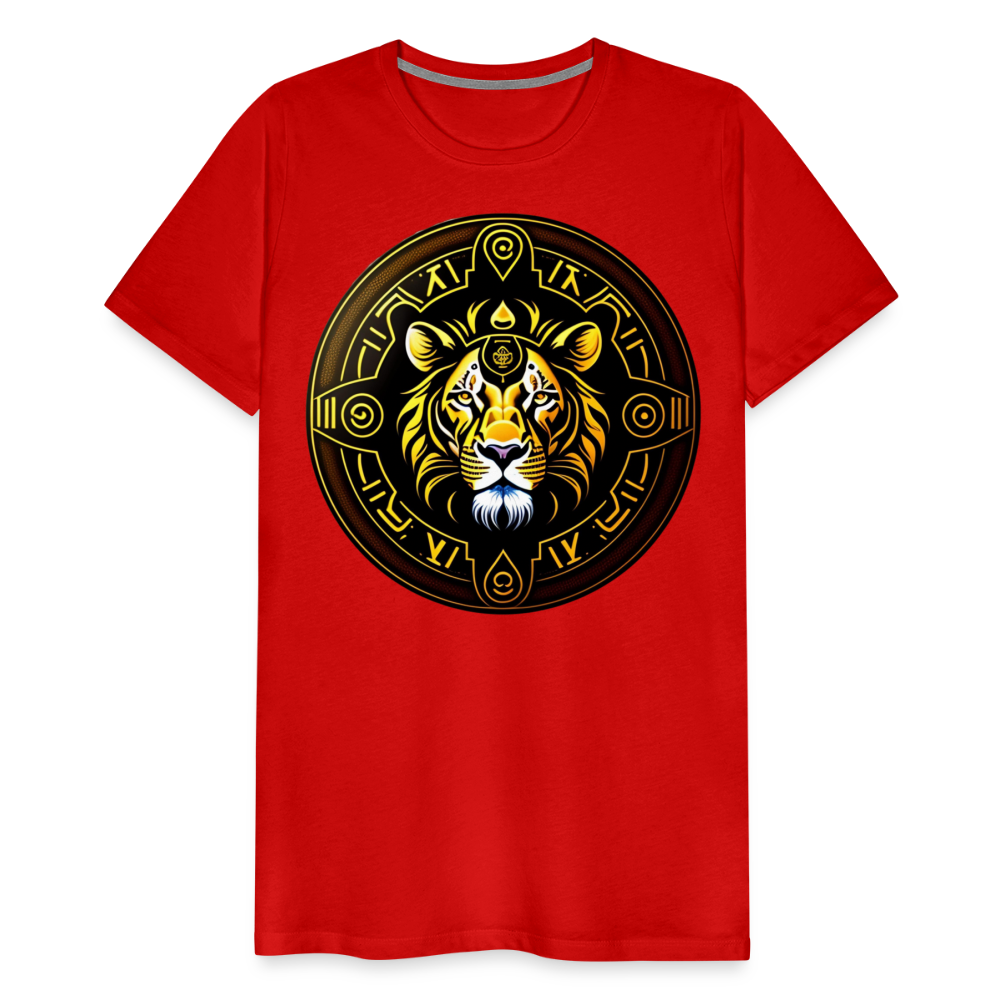 Men's Mythical Leo Premium T-Shirt - red