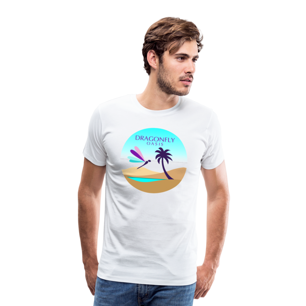 Men's Dragonfly Oasis v.2 Premium T-Shirt - white