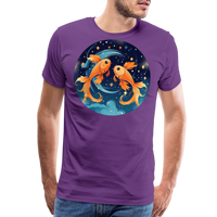 Thumbnail for Men's Magic Pisces Premium T-Shirt - purple