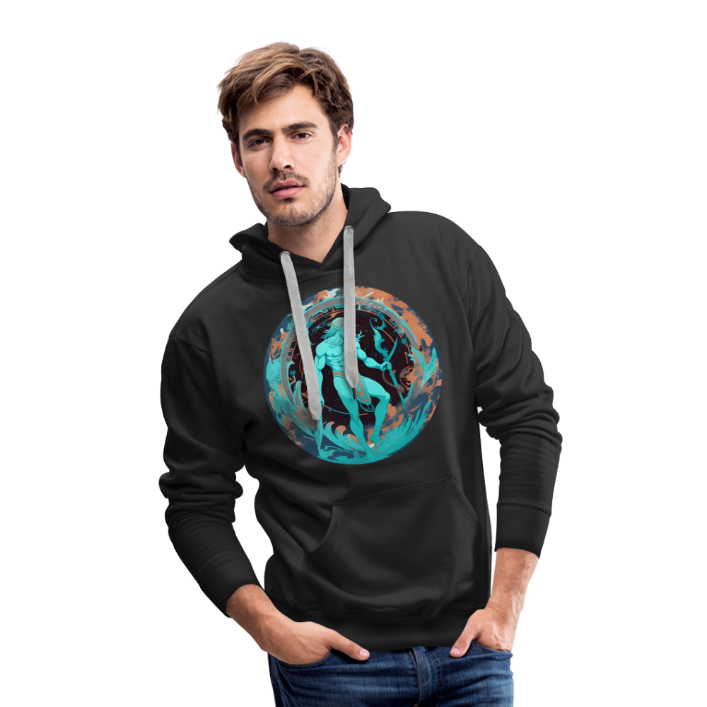 Men’s Mythical Aquarius Premium Hoodie - black