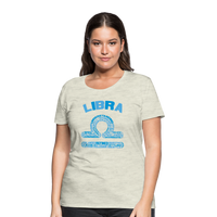 Thumbnail for Women's Power Words Libra Premium T-Shirt - heather oatmeal