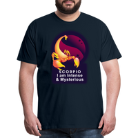 Thumbnail for Men's Glow Scorpio Premium T-Shirt - deep navy