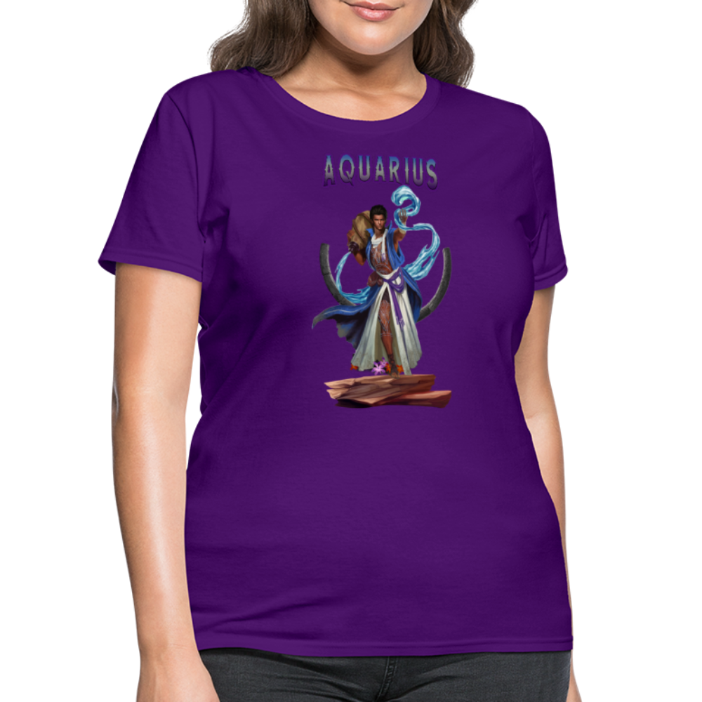 Women's Astral Aquarius T-Shirt - purple