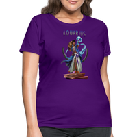 Thumbnail for Women's Astral Aquarius T-Shirt - purple