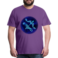 Thumbnail for Men's Sagittarius Premium T-Shirt - purple