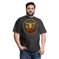 Thumbnail for Men's Mosaic Taurus Classic T-Shirt - heather black