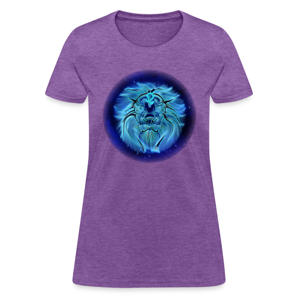 Women's Stellar Leo T-Shirt - purple heather