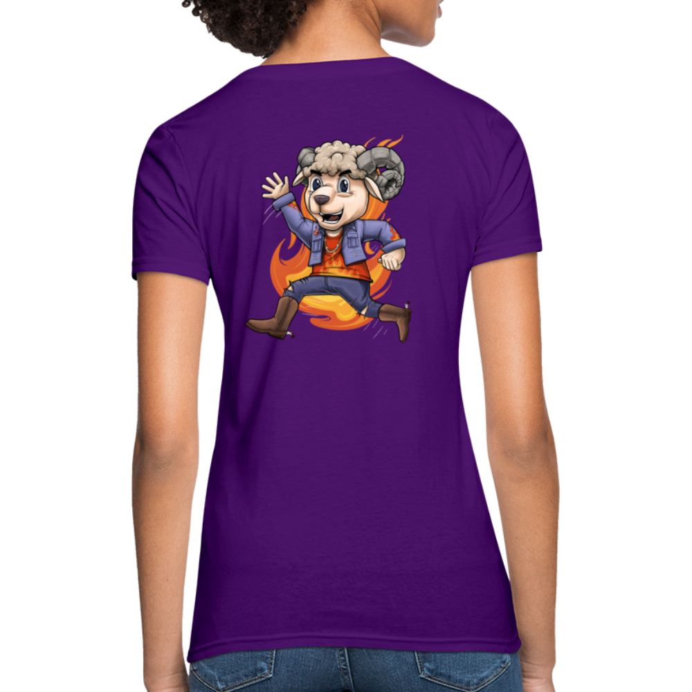 Women's Aries New Design T-Shirt - purple