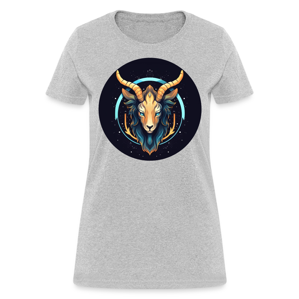 Women's Mystic Capricorn T-Shirt - heather gray