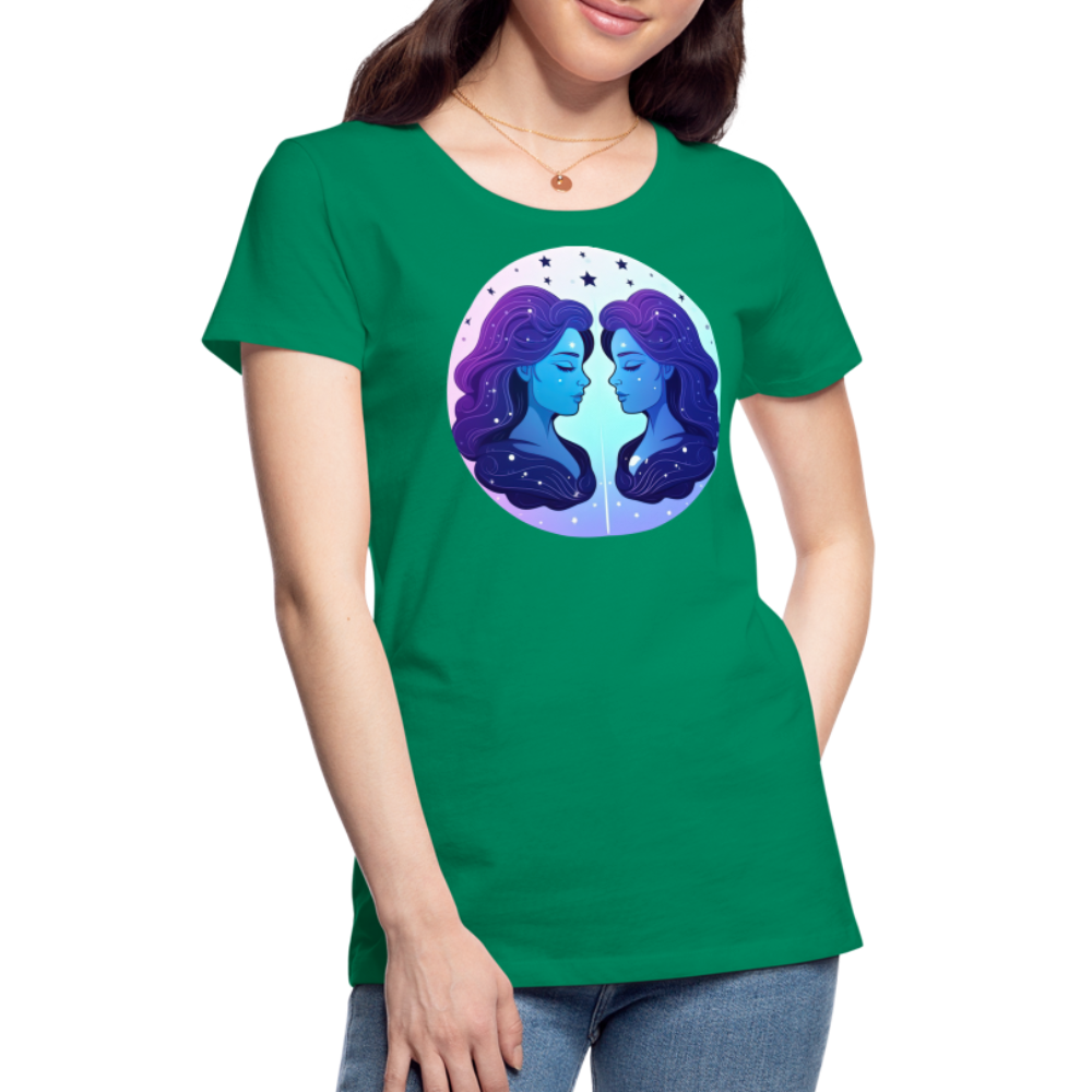 Women’s Magic Gemini Premium T-Shirt - kelly green