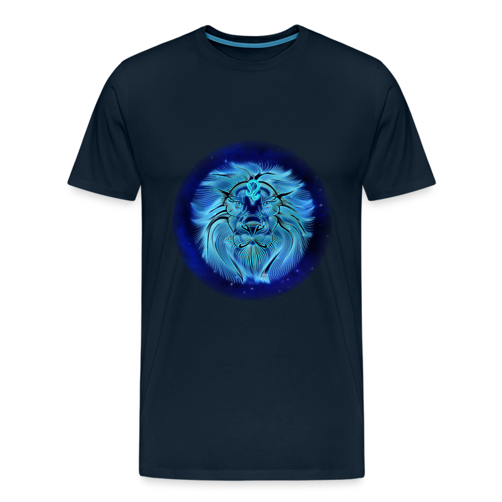 Men's Leo Premium T-Shirt - deep navy