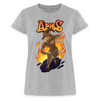 Thumbnail for Women's Aries Narihndrab Relaxed Fit T-Shirt - heather gray