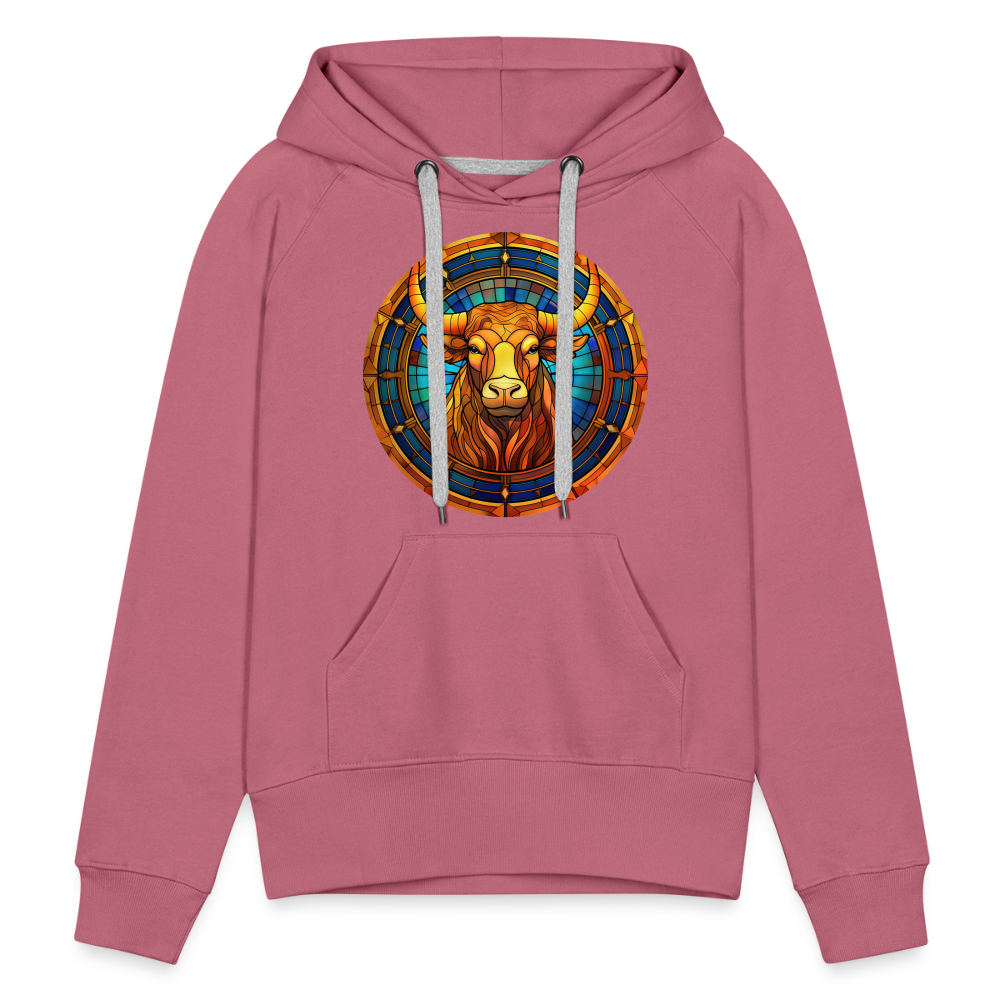 Women’s Mosaic Taurus Premium Hoodie - mauve