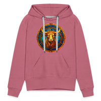 Thumbnail for Women’s Mosaic Taurus Premium Hoodie - mauve