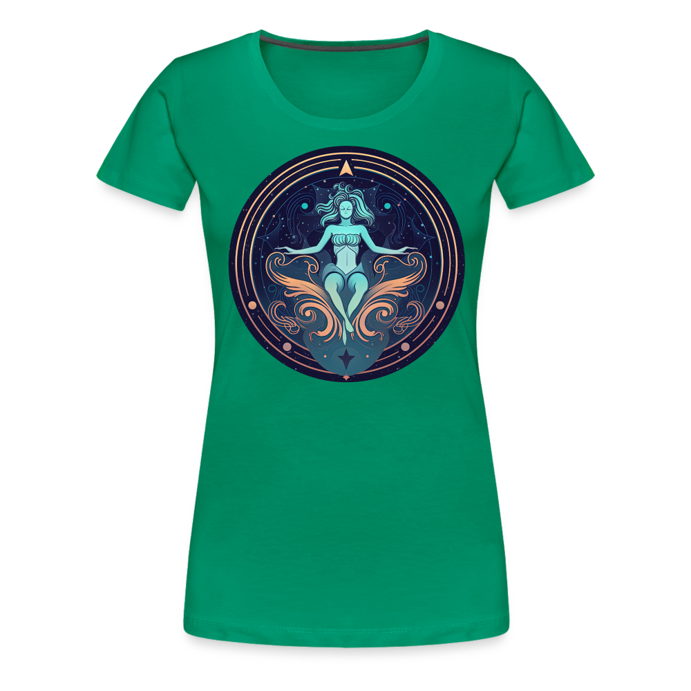 Women’s Mystic Aquarius Premium T-Shirt - kelly green