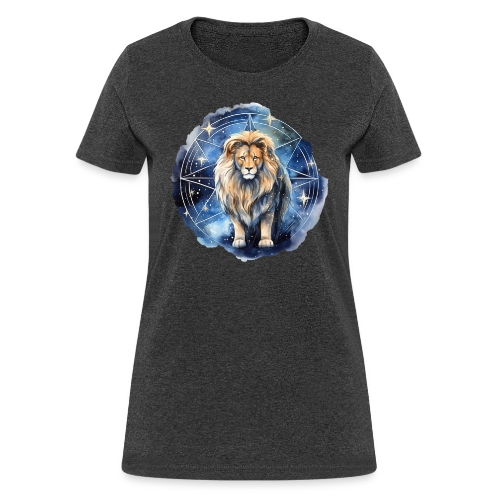 Women's Mythical Leo T-Shirt - heather black