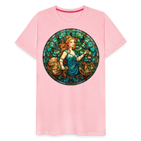 Thumbnail for Men's Mosaic Virgo Premium T-Shirt - pink