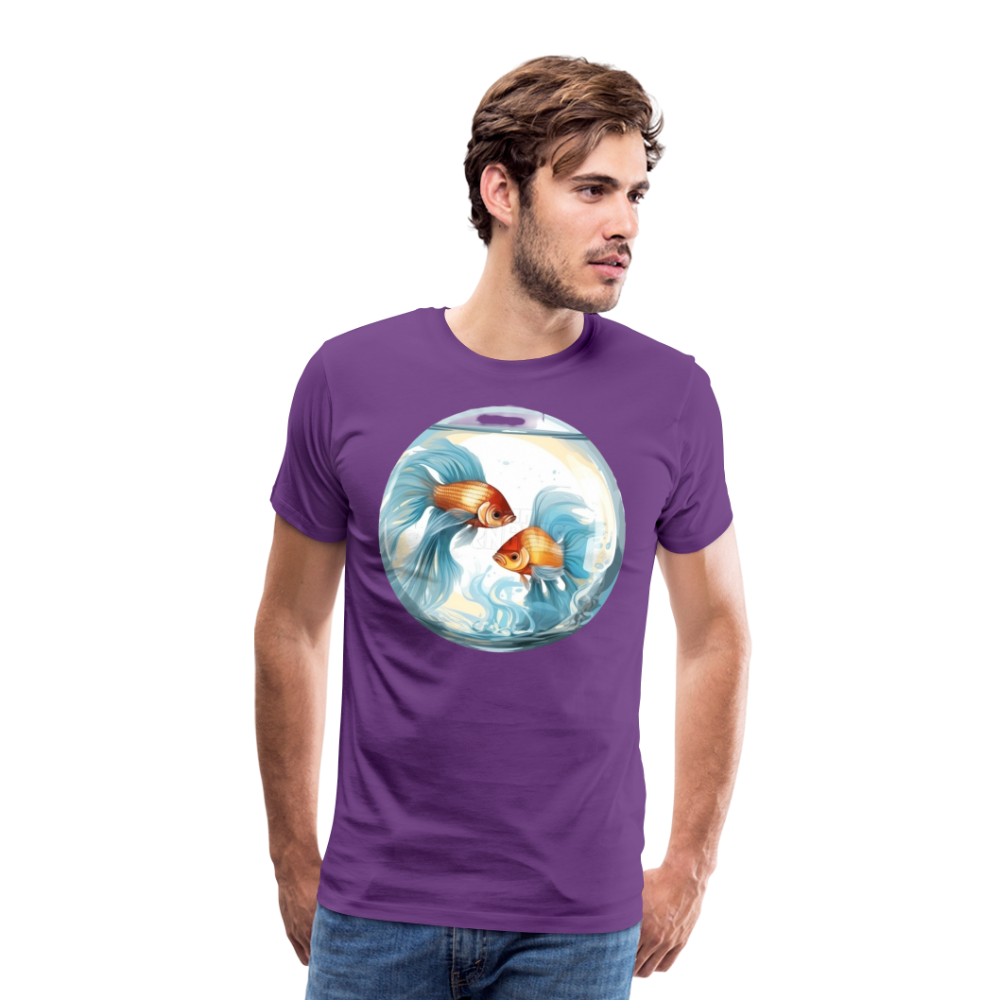 Men's Mythical Pisces Premium T-Shirt - purple