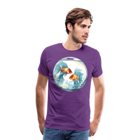 Thumbnail for Men's Mythical Pisces Premium T-Shirt - purple