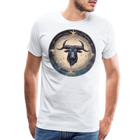 Thumbnail for Men's Mythical Taurus Premium T-Shirt - white