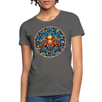 Thumbnail for Women's Mosaic Cancer T-Shirt - charcoal