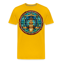 Thumbnail for Men's Mosaic Libra Premium T-Shirt - sun yellow