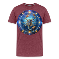 Thumbnail for Men's Symbol Scorpio Premium T-Shirt - heather burgundy