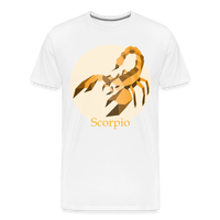 Thumbnail for Men's Mosaic Scorpio Premium T-Shirt - white