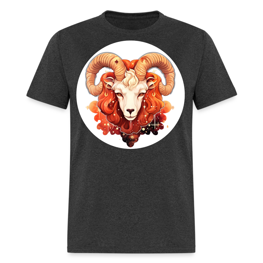 Men's Symbol Aries Classic T-Shirt - heather black