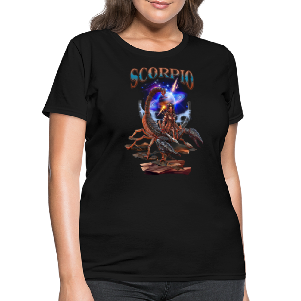 Women's Astral Scorpio T-Shirt - black