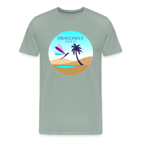 Thumbnail for Men's Dragonfly Oasis v.2 Premium T-Shirt - steel green