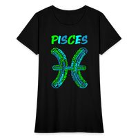 Thumbnail for Women's Power Words Pisces T-Shirt - black