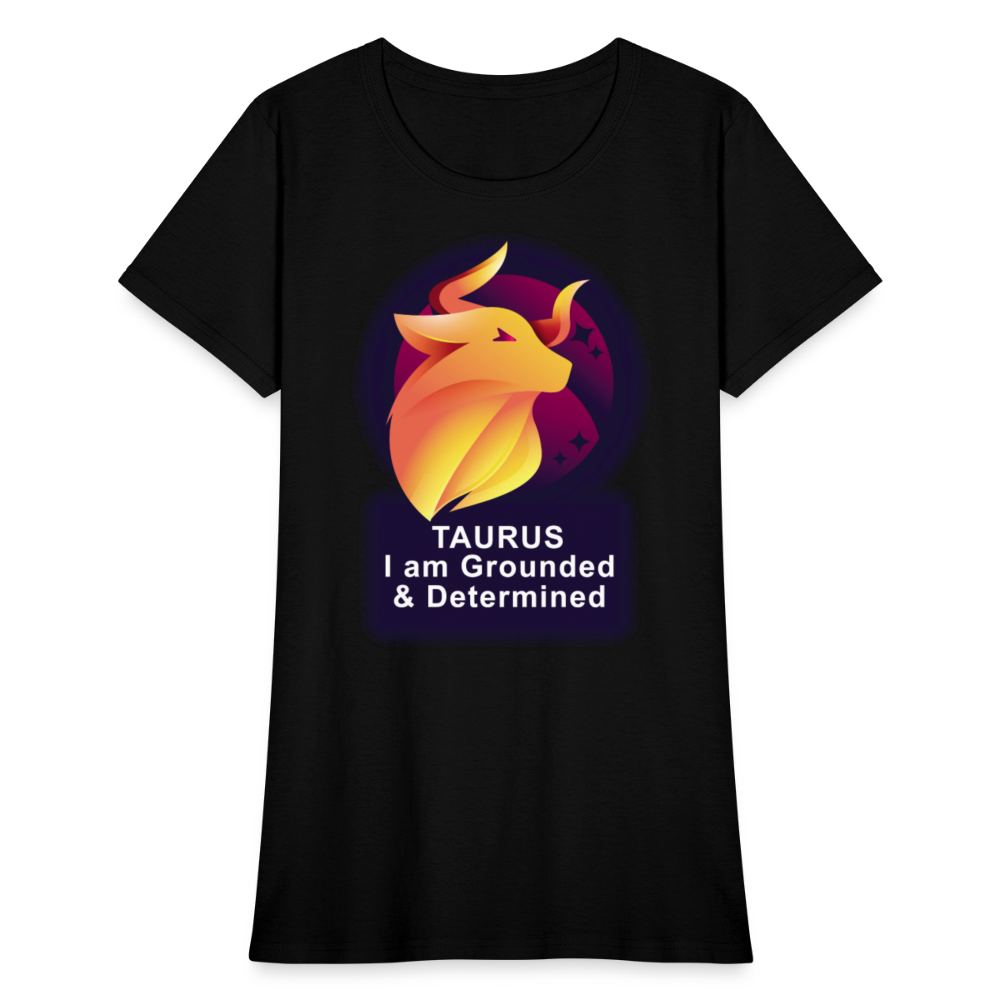 Women's Glow Taurus T-Shirt - black