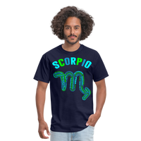 Thumbnail for Men's Power Words Scorpio Classic T-Shirt - navy