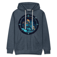 Thumbnail for Men’s Magic Sagittarius Premium Hoodie - heather denim