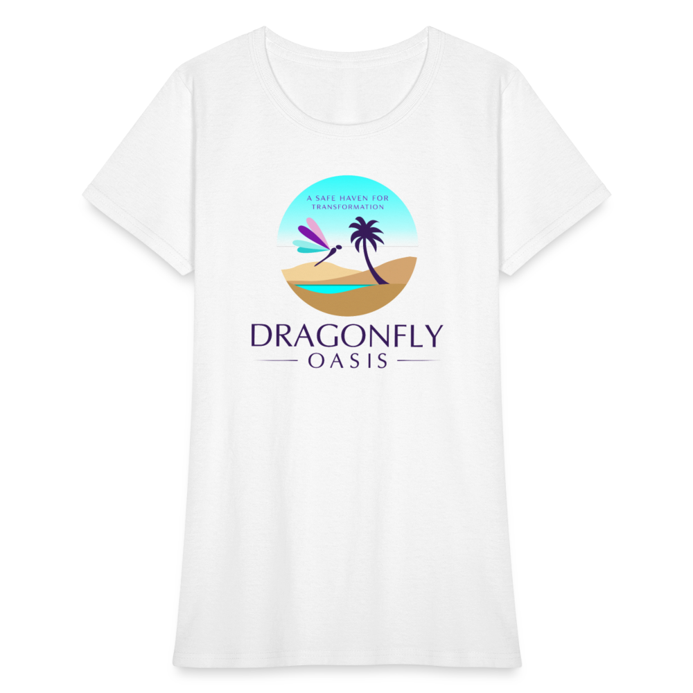 Women's Dragonfly Oasis V.1 Capricorn T-Shirt - white