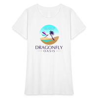 Thumbnail for Women's Dragonfly Oasis V.1 Capricorn T-Shirt - white