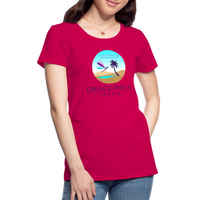 Thumbnail for Women's Dragonfly Oasis V.1 Premium T-Shirt - dark pink