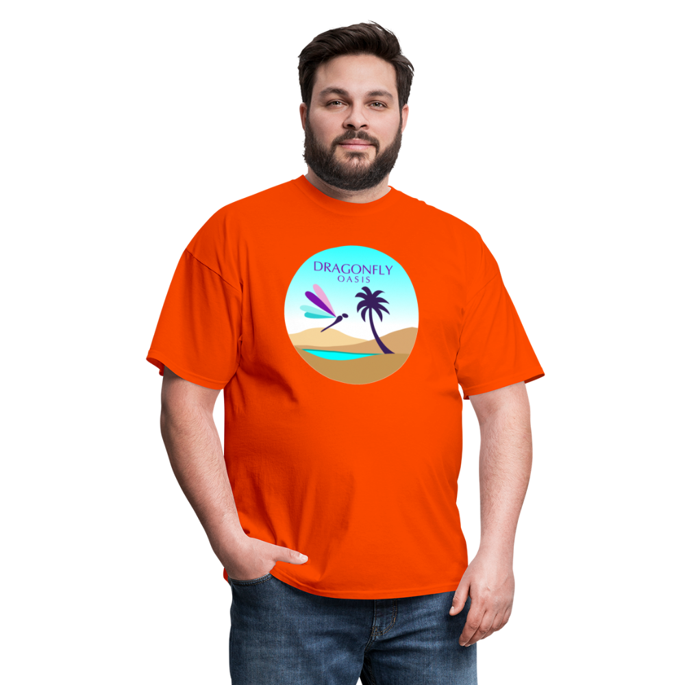 Men's Dragonfly 2nd Logo Classic T-Shirt - orange