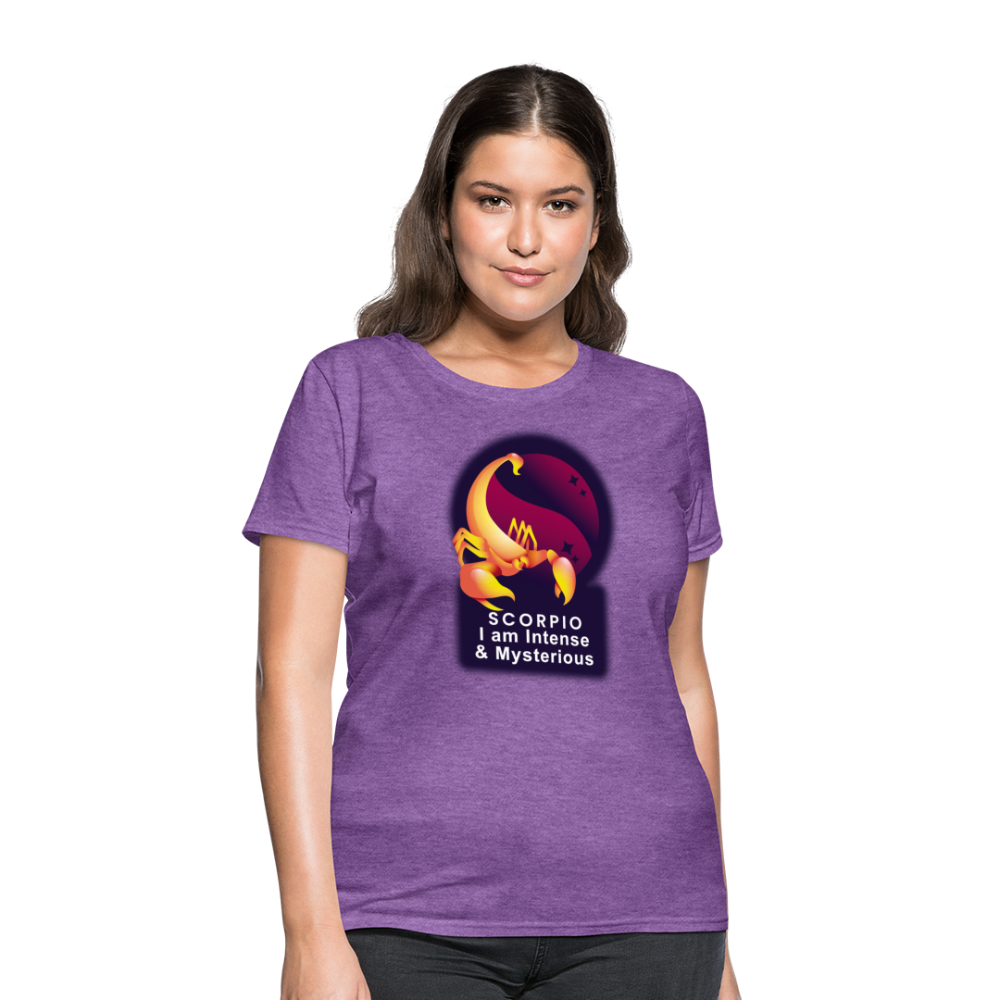 Women's Glow Scorpio T-Shirt - purple heather