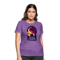 Thumbnail for Women's Glow Scorpio T-Shirt - purple heather