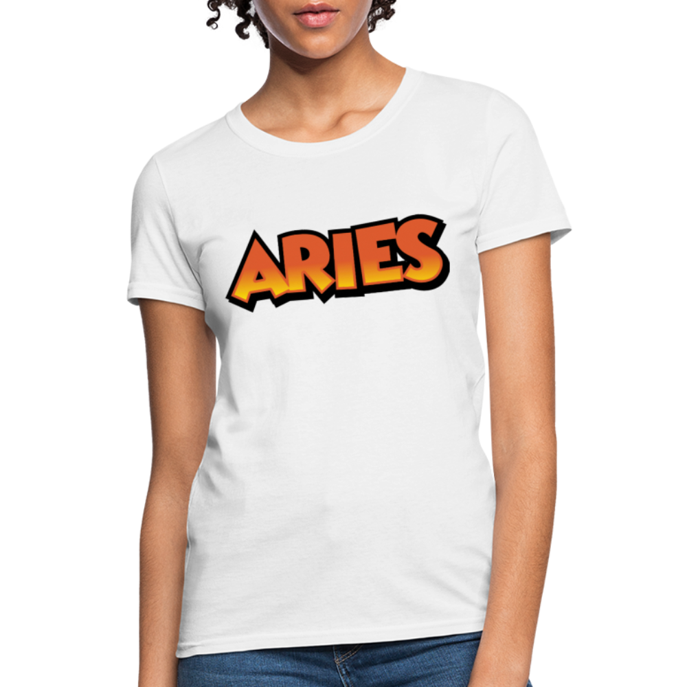 Women's Aries New Design T-Shirt - white