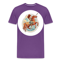 Thumbnail for Men's Symbol Sagittarius Premium T-Shirt - purple