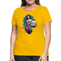 Thumbnail for Women’s Mythical Aquarius Premium T-Shirt - sun yellow