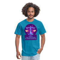 Thumbnail for Men's Neon Libra Classic T-Shirt - turquoise