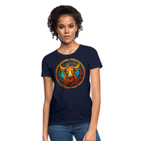 Thumbnail for Women's Mosaic Taurus T-Shirt - navy