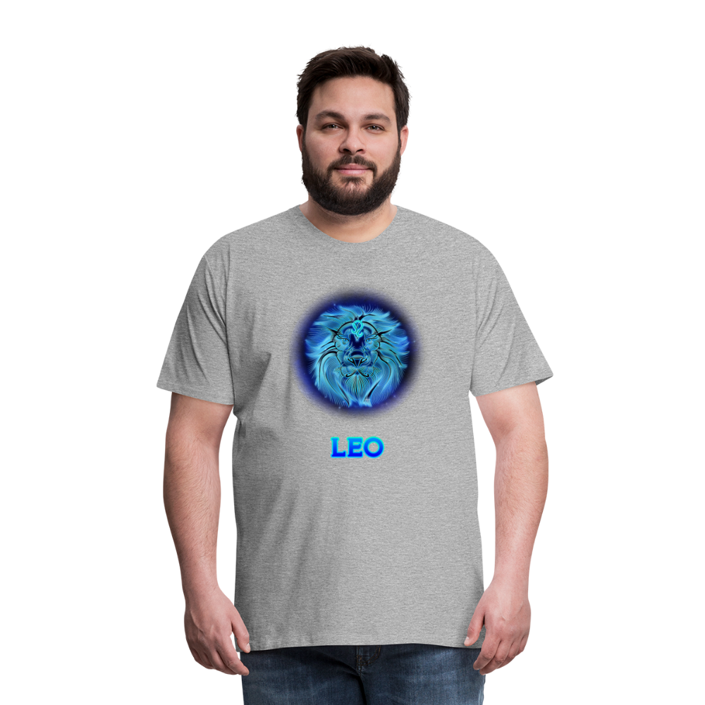 Men's Leo Premium T-Shirt - heather gray