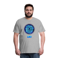 Thumbnail for Men's Leo Premium T-Shirt - heather gray