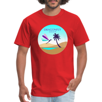 Thumbnail for Men's Dragonfly 2nd Logo Classic T-Shirt - red